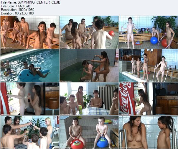 Swimming center club - Nudism video (family naturism) [Full HD]