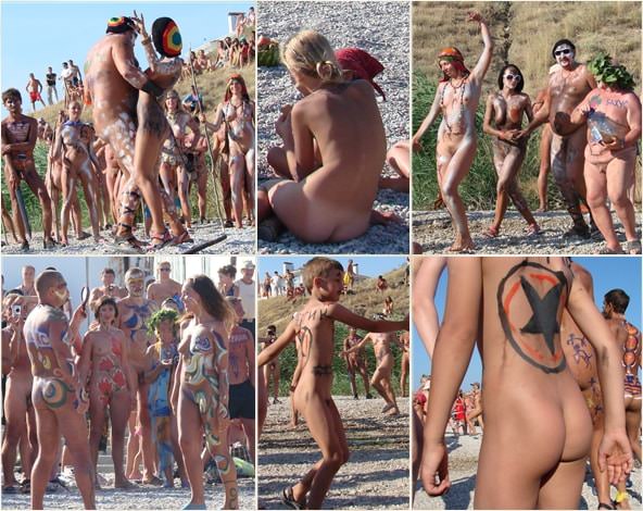 Pure nudism photo - Neptune day dance shot