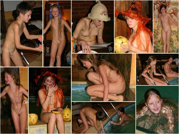 Pure nudism photo - A wild wild west party