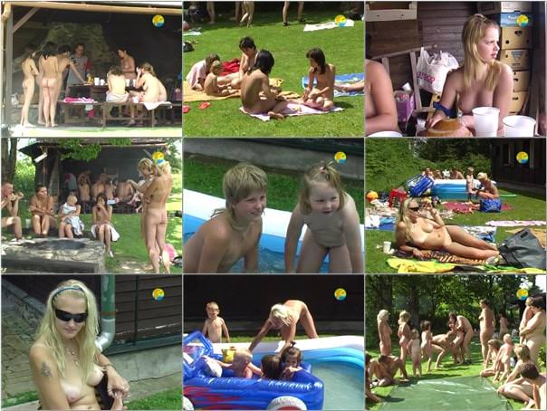 Nudism video (family naturism) - Cottage picnic