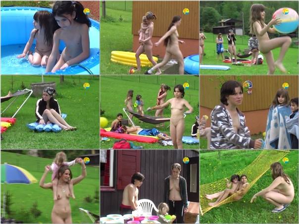 Nudism video (family naturism) - Meadow