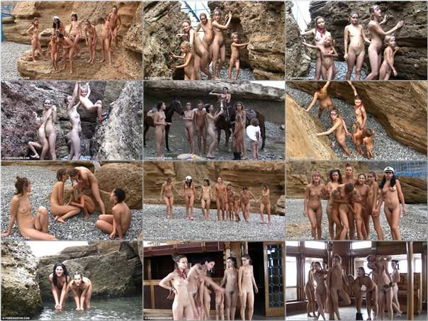 Nudism video (family naturism) - Rocky canyon cabin [vol 1]