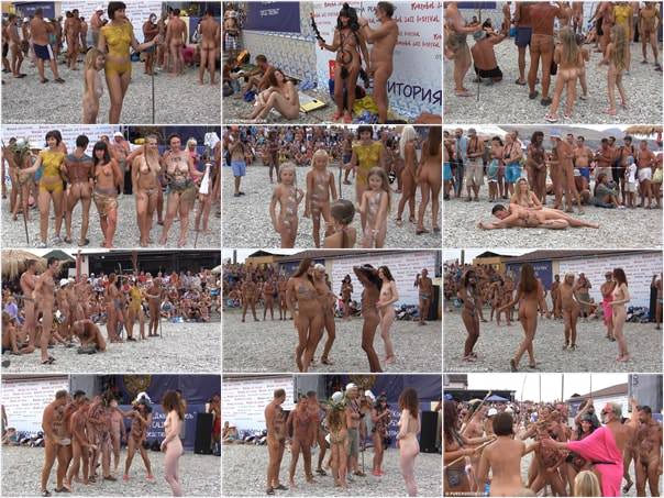 Nudism video (family naturism) - Cool day at the beach [vol 3]