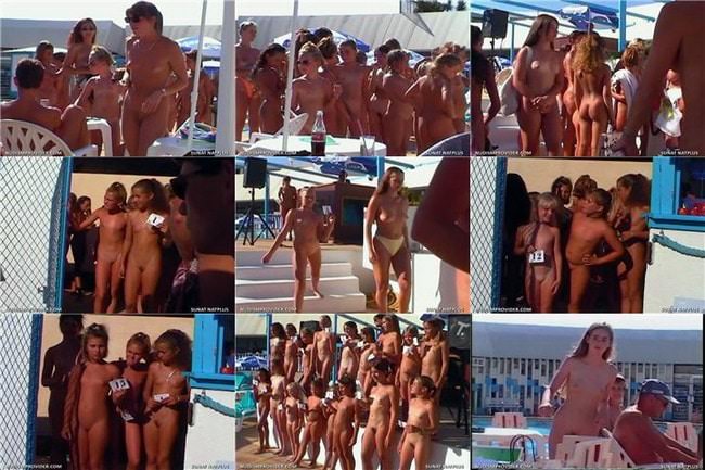 Nudism video (family naturism) - Junior miss pageant france [vol 9]